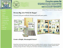 Tablet Screenshot of dreambigcollection.com